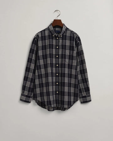 Πουκάμισο Check Flannel Σε Χαλαρή Γραμμή (Outlet) GANT